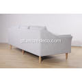 sofá de madeira moderno design clássico